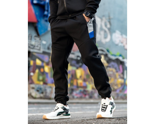 Чоловічий спортивний костюм FRUKT grey/black PP7926