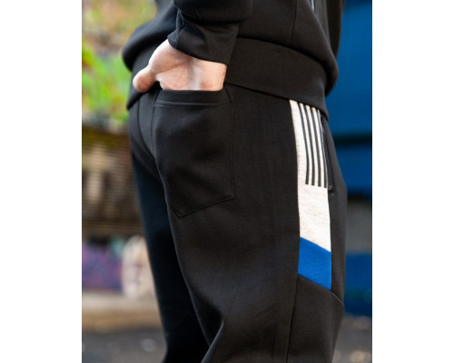 Чоловічий спортивний костюм FRUKT grey/black PP7926