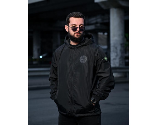 Вітровка кишеня Stone Island чорна 4 ПП7999