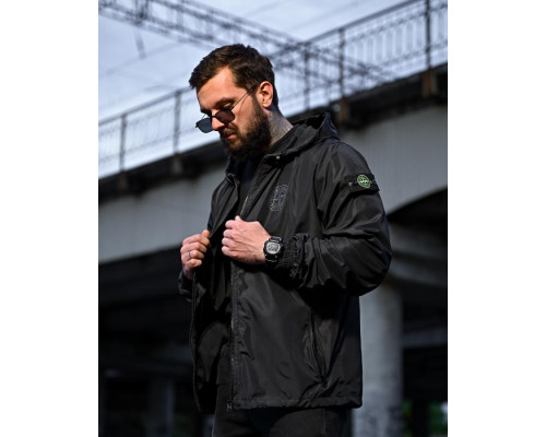 Вітровка кишеня Stone Island чорна 4 ПП7999