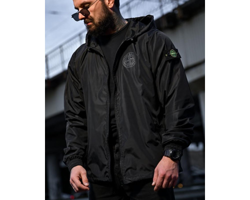 Вітровка кишеня Stone Island чорна 4 ПП7999