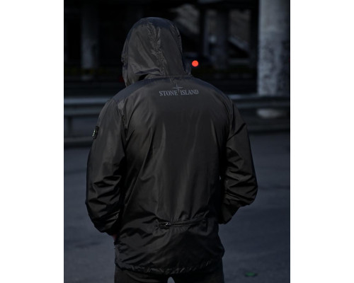 Вітровка кишеня Stone Island чорна 4 ПП7999