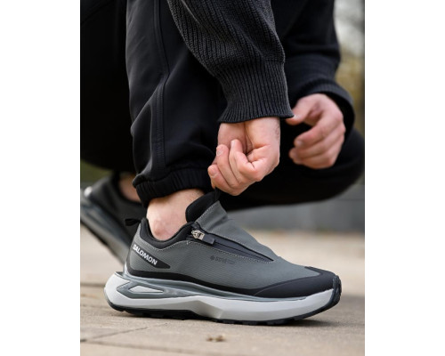 Зимові термо кросівки Salomon grey   4 ТР6429
