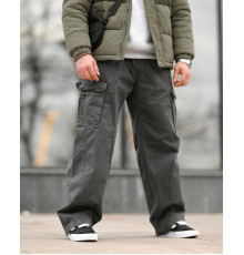 Карго штани Oversize сірі ВТ5308