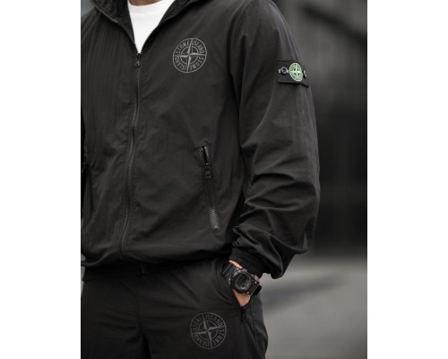 Чоловічий спортивний костюм ST injastis total black ТР6719