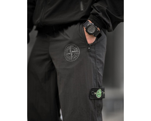 Чоловічий спортивний костюм ST injastis total black ТР6719