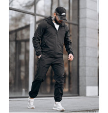 Чоловічий спортивний костюм RABUDA black ТР6789