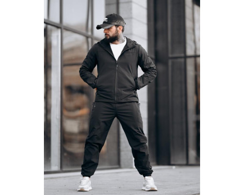Чоловічий спортивний костюм RABUDA black ТР6789