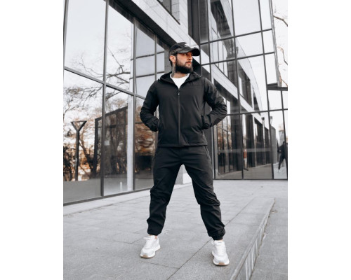 Чоловічий спортивний костюм RABUDA black ТР6789