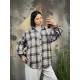 Рубашка в клітку brown/ grey   ТР6811