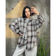Рубашка в клітку brown/ grey   ТР6811