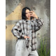 Рубашка в клітку brown/ grey   ТР6811