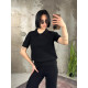 Жіночий костюм black поло ТР6844
