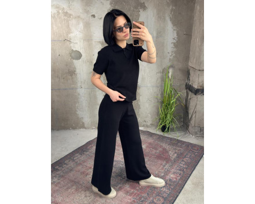 Жіночий костюм black поло ТР6844