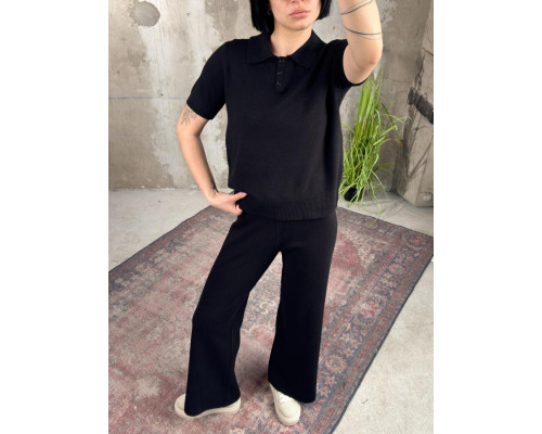 Жіночий костюм black поло ТР6844