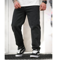 Джинси stussy ballon потертий чорний ТР6861