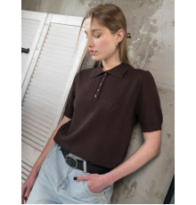 В'язане поло brown ТР6114