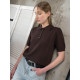 В'язане поло brown ТР6114