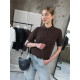 В'язане поло brown ТР6114