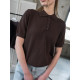 В'язане поло brown ТР6114