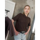 В'язане поло brown ТР6114