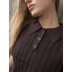 В'язане поло brown ТР6117