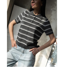В'язане поло grey ТР6123