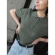 В'язане поло green ТР6125