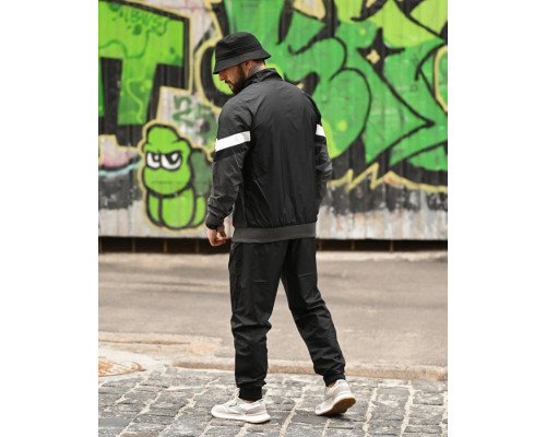 Спортивний костюм RETRO Pu black ВТ4684