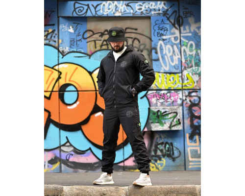 Спортивний костюм SI HOOLIGANS black ВТ4706