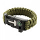 PARACORD БРАСЛІТ З ВІСКОРЕМ, КОМПАСОМ ТА СВИСТКОМ ОЛИВА /\