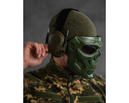 Активні тактичні навушники Tactical 6S oliva П3-0!
