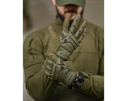 Рукавички тактичні Mechanix M-Pact oliva ВТ7354