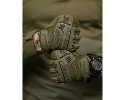 Рукавички тактичні Mechanix M-Pact oliva ВТ7354