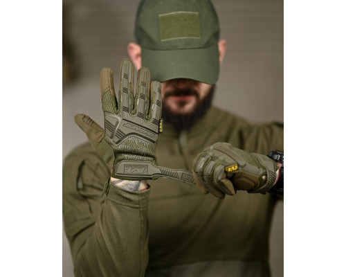 Рукавички тактичні Mechanix M-Pact oliva ВТ7354