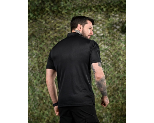 тактична футболка polo PATRIOT black ВР6347