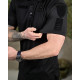 тактична футболка polo PATRIOT black ВР6347