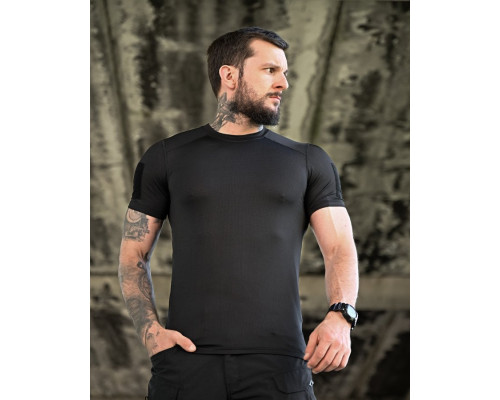 Тактична футболка, що відводить піт, samuray Cooltuch black