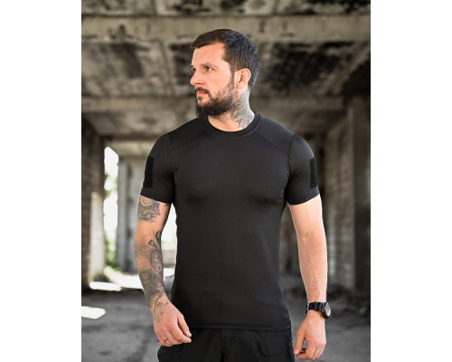 Тактична футболка, що відводить піт, samuray Cooltuch black