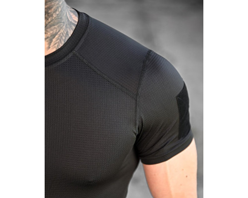 Тактична футболка, що відводить піт, samuray Cooltuch black