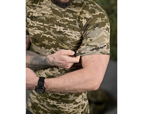 Футболка піксель ЗСУ (гарна якість) МС8525