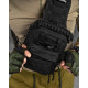 тактична сумка нагрудна paracord black МС8539