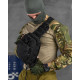тактична сумка нагрудна paracord black МС8539