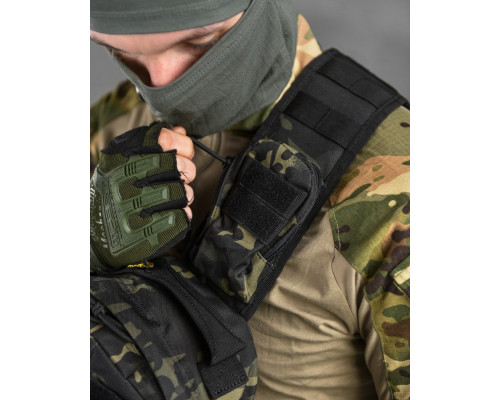Рюкзак патрульний однолямковий SILVER KNIGHT 8л darck РГ4625