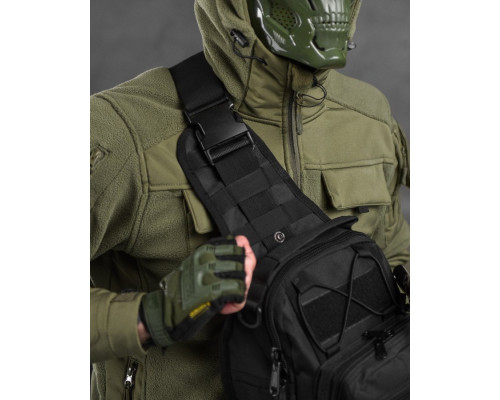 Сумка-слінг тактична SILVER KNIGHT 7л black ОИ4979