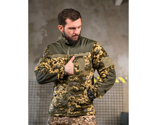 Тактичний флісовий светр STANDART піксель РГ6282