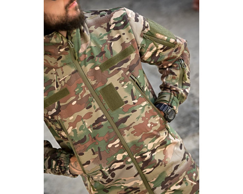 Тактична куртка SoftShell софтшел Armageddon мультикам ВТ0478