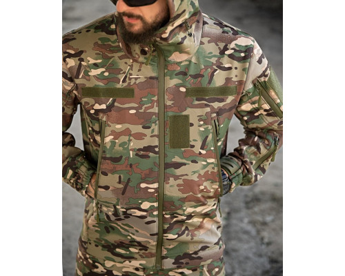 Тактична куртка SoftShell софтшел Armageddon мультикам ВТ0478