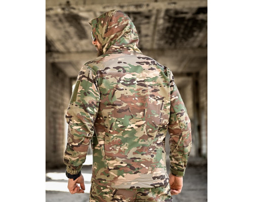 Тактична куртка SoftShell софтшел Armageddon мультикам ВТ0478