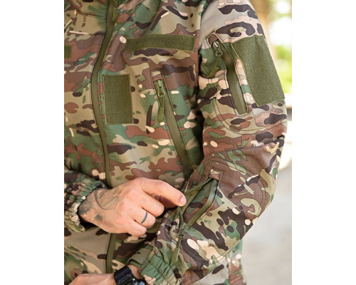 Тактична куртка SoftShell софтшел Armageddon мультикам ВТ0478